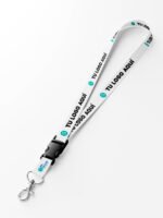 Lanyard Sublimado con Hebilla y Mosquetón 2 mm Personalizado