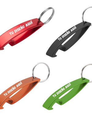 Llavero Abridor en Aluminio Personalizado – Regalo Corporativo Multifuncional