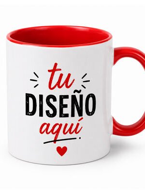 Taza Bicolor Personalizada 12 oz