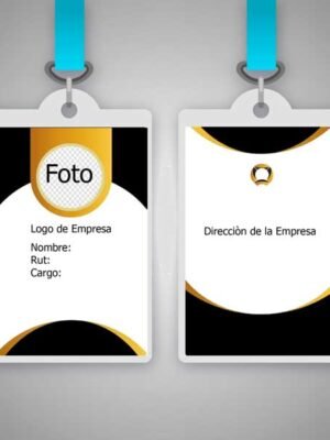 Credenciales PVC Personalizadas Doble Cara (8.5 x 5.4 cm)