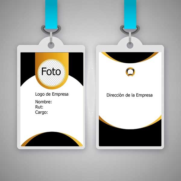 Credenciales PVC Personalizadas Doble Cara (8.5 x 5.4 cm)