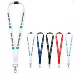 Lanyard Personalizado 20 mm con Mosquetón y Cierre de Seguridad | Sublimación a Todo Color