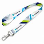 Lanyard Personalizado 20 mm con Mosquetón Metálico | Sublimación a Todo Color