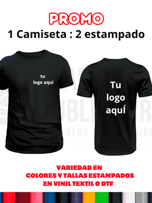 Camiseta Personalizada para Empresa – 2 Estampados