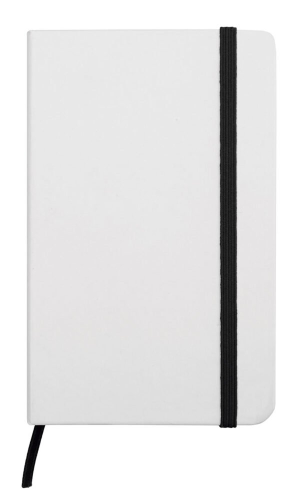 Libreta Corporativa Personalizada T525 – Mediana Blanca A5 con Hojas Rayadas