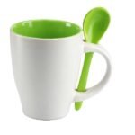 Tazón con cuchara bicolor personalizado – Regalos únicos y coloridos