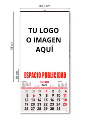Calendarios de pared con taco personalizables – Regalo corporativo y merchandising