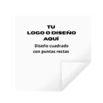 Pegatina Cuadrado puntas rectas Personalizado