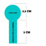 Pegatina Cierre de Bolsa 3×8 cm