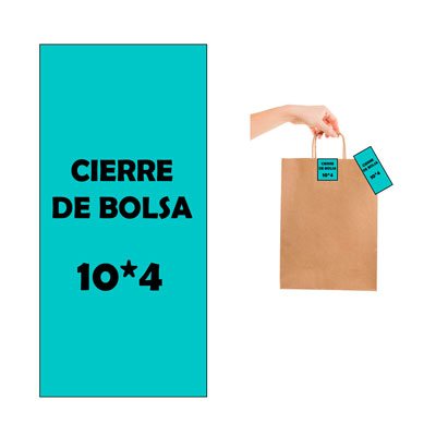 Pegatinas Personalizados Rectangulares  – Medida 10x4 cm