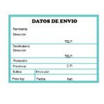 Pegatinas adhesivas personalizadas para envíos