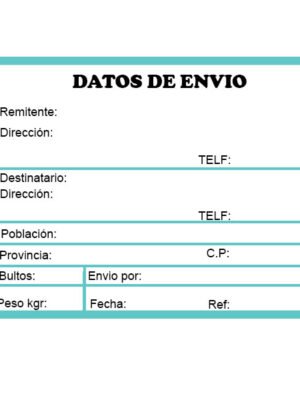 Pegatinas adhesivas personalizadas para envíos