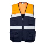Chaleco personalizado alta visibilidad multibolsillos 200 g/m2  - BETA