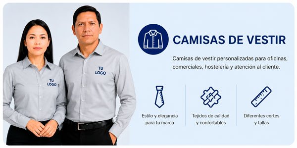 camisetas personalizadas CAMISAS DE VESTIR