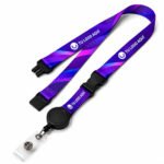 Lanyard personalizado con hebilla cierre de seguridad y yoyo
