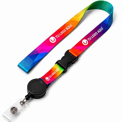 Lanyard personalizado con hebilla y yoyo