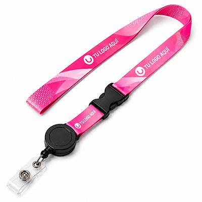 Lanyard personalizado con hebilla y yoyo