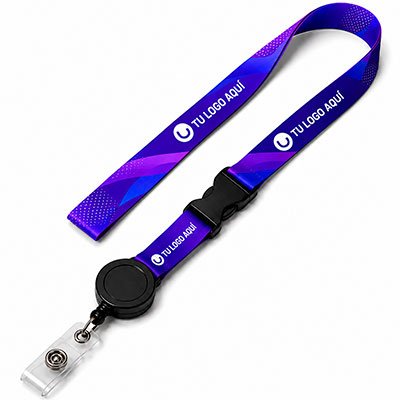 Lanyard personalizado con hebilla y yoyo