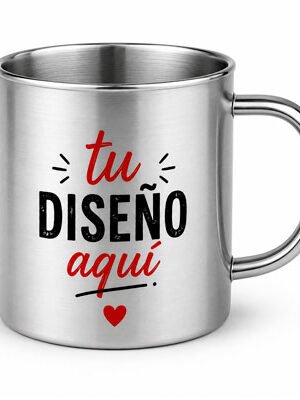 Taza de Acero Inoxidable Personalizada