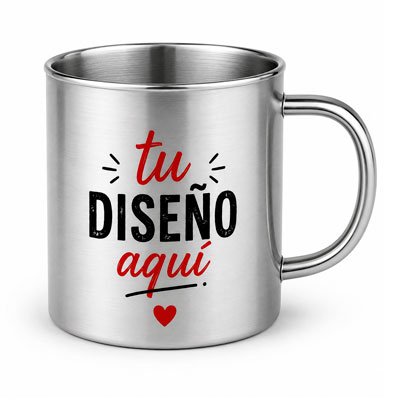 Taza de Acero Inoxidable Personalizada