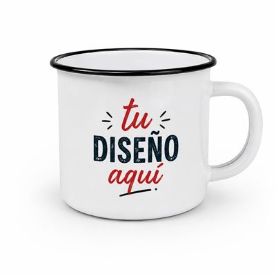 Taza Metálica Vintage Personalizada