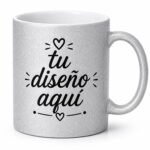 Taza de Cerámica con Purpurina Personalizada 11 oz
