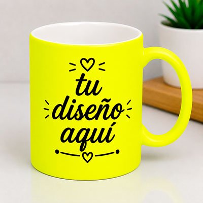 Taza Neón Mate Personalizada 11 oz | Sublimación para Empresas