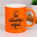 Taza Neón Mate Personalizada 11 oz | Sublimación para Empresas
