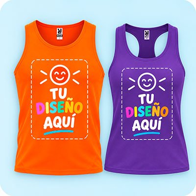 Camisetas de tirantes personalizadas