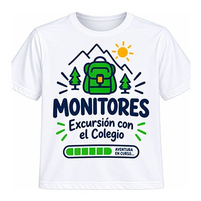 Camisetas personalizadas para excursiones escolares