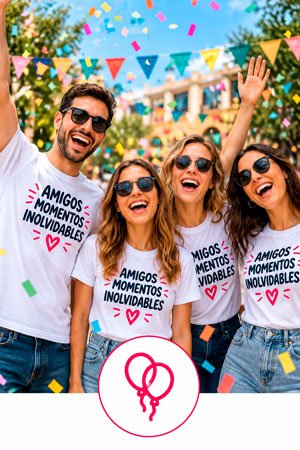 Camisetas personalizadas para fiestas y celebraciones