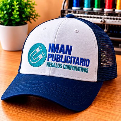 Gorra personalizada con logo bordado