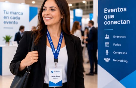 Lanyard personalizado para empresas y eventos con acreditación