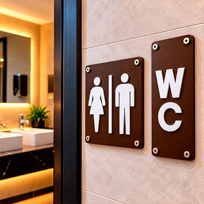 Placas y señalización personalizada en impresión 3D para empresas