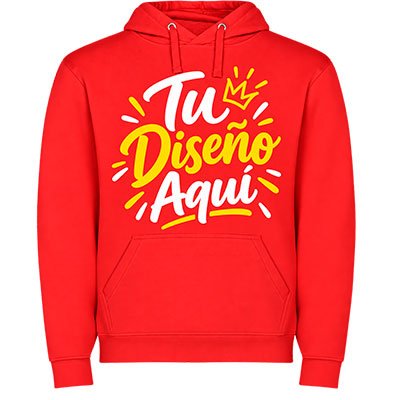 sudadera personalizada com tu diseño