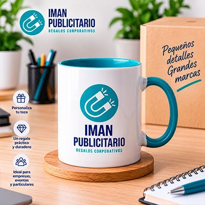 Taza personalizada para empresas con logotipo