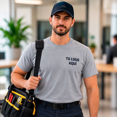 camisa para hosteleria con logo