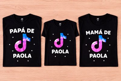 camiseta con estampado personalizado