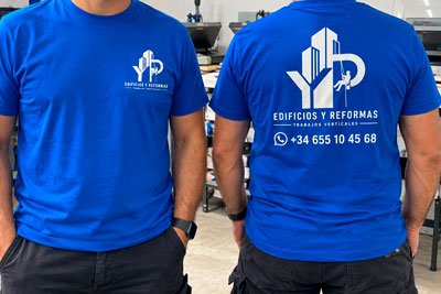 camiseta de empresa personalizado