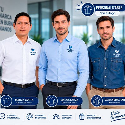 camisa de vestir hombre personalizada