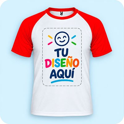 camiseta bicolor rangla personalizada